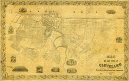 Cleveland Map 1856